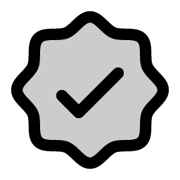 Seal Check Duotone Smiley – Icons