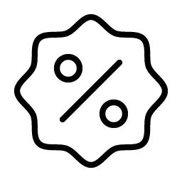 Seal Percent Thin Smiley – Icons