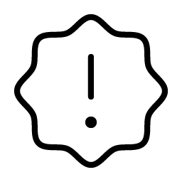 Seal Warning Thin Smiley – Icons