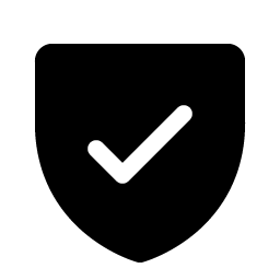 Shield Check Fill Smiley – Icons