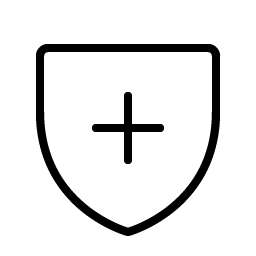 Shield Plus Thin Smiley – Icons