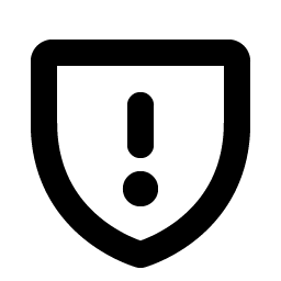 Shield Warning Bold Smiley – Icons