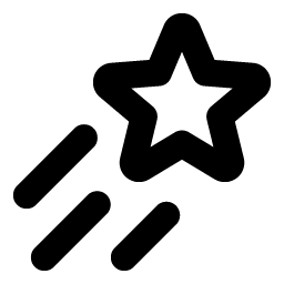 Shooting Star Bold Smiley – Icons