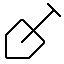 Shovel Thin Smiley – Icons