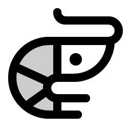 Shrimp Duotone Smiley – Icons