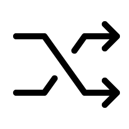 Shuffle Angular Light Smiley – Icons