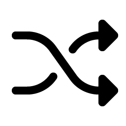 Shuffle Fill Smiley – Icons