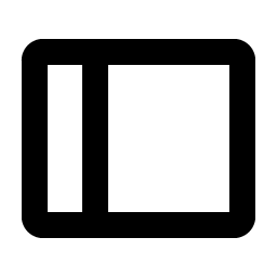 Sidebar Simple Bold Smiley – Icons
