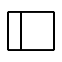 Sidebar Simple Thin Smiley – Icons