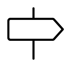 Signpost Thin Smiley – Icons