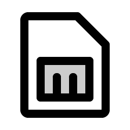 Sim Card Duotone Smiley – Icons