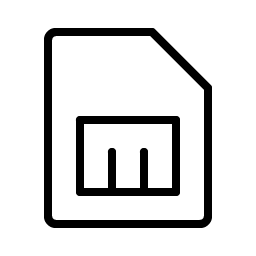 Sim Card Thin Smiley – Icons