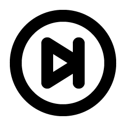 Skip Forward Circle Bold Smiley – Icons