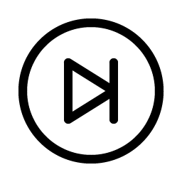Skip Forward Circle Light Smiley – Icons