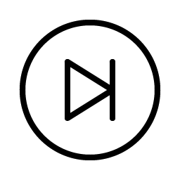 Skip Forward Circle Thin Smiley – Icons