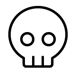 Skull Thin Smiley – Icons