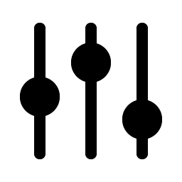 Sliders Fill Smiley – Icons