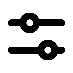 Sliders Horizontal Bold Smiley – Icons