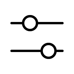 Sliders Horizontal Thin Smiley – Icons