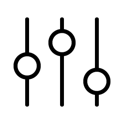 Sliders Thin Smiley – Icons