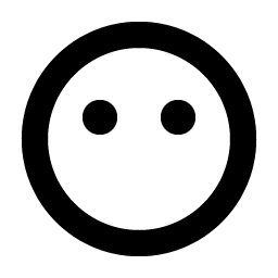 Smiley Blank Bold Smiley – Icons