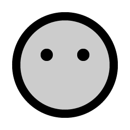 Smiley Blank Duotone Smiley – Icons
