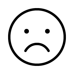 Smiley Sad Thin Smiley – Icons
