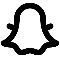 Snapchat Logo Bold Smiley – Icons