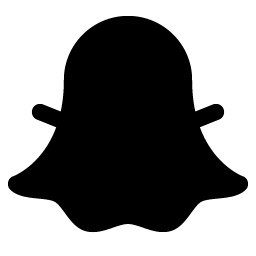 Snapchat Logo Fill Smiley – Icons