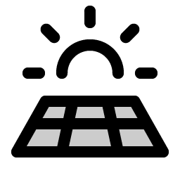 Solar Panel Duotone Smiley – Icons