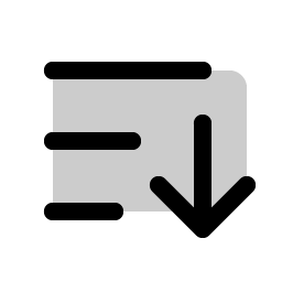 Sort Ascending Duotone Smiley – Icons