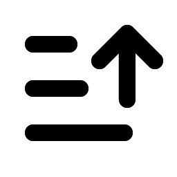 Sort Descending Bold Smiley – Icons
