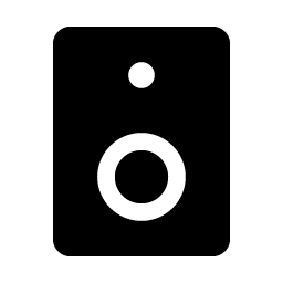 Speaker Hifi Fill Smiley – Icons
