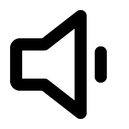 Speaker Simple Low Bold Smiley – Icons