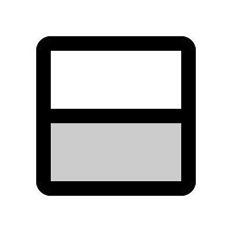 Square Half Bottom Duotone Smiley – Icons