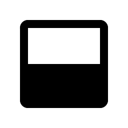 Square Half Bottom Fill Smiley – Icons