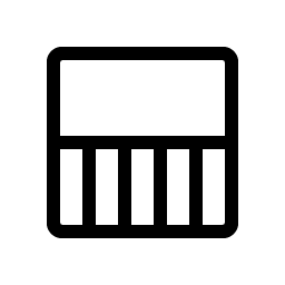 Square Half Bottom Light Smiley – Icons