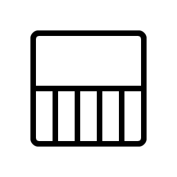 Square Half Bottom Thin Smiley – Icons