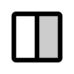 Square Half Duotone Smiley – Icons