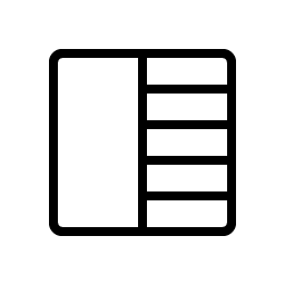 Square Half Thin Smiley – Icons