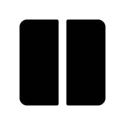 Square Split Horizontal Fill Smiley – Icons