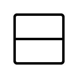 Square Split Vertical Thin Smiley – Icons