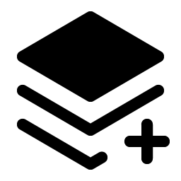 Stack Plus Fill Smiley – Icons