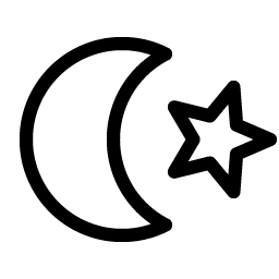 Star And Crescent Light Smiley – Icons