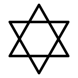 Star Of David Thin Smiley – Icons