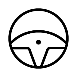 Steering Wheel Thin Smiley – Icons