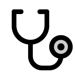 Stethoscope Duotone Smiley – Icons