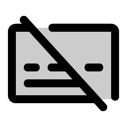 Subtitles Slash Duotone Smiley – Icons