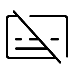 Subtitles Slash Thin Smiley – Icons