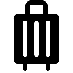 Suitcase Rolling Fill Smiley – Icons